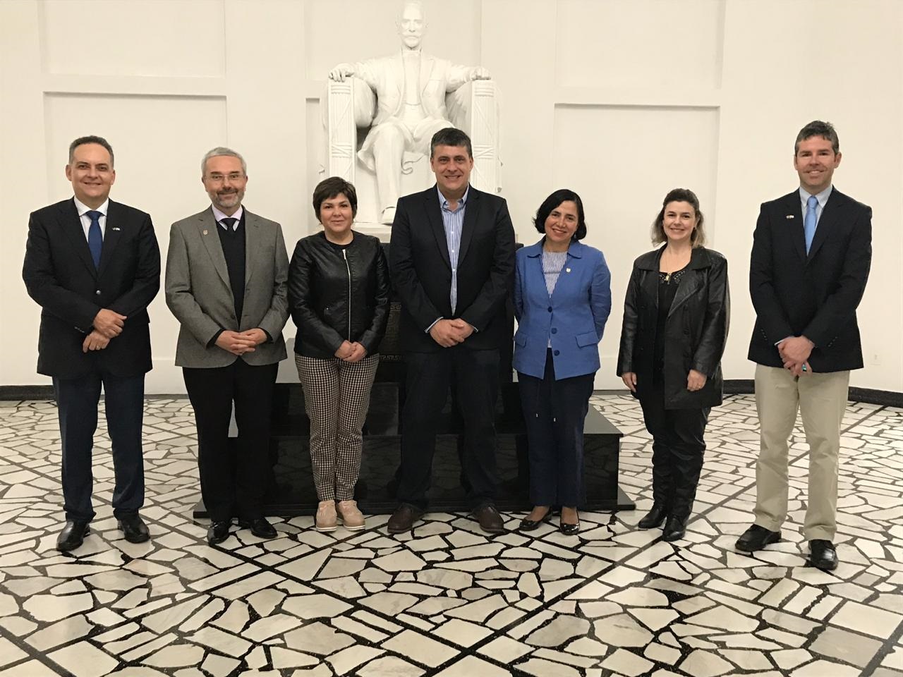 Delegación de la UdeC visita universidades brasileñas para establecer cooperación