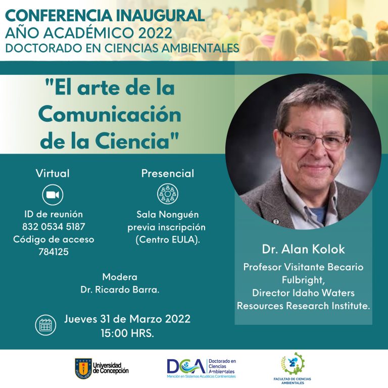 Conferencia Inaugural “el arte de la comunicación de la Ciencia”